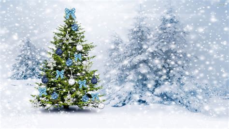 Christmas Tree Snow Wallpaper (73+ images)