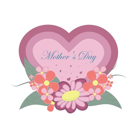 Mother's Day banner. Festive background with a big heart with hearts Poster design, flyer ...