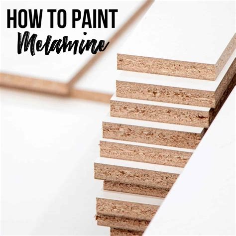 Can you paint melamine? Yes! Here's how... - The Handyman's Daughter