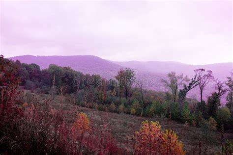 Scenic Drive through the Ozark Mountains in the Fall Stock Photo ...