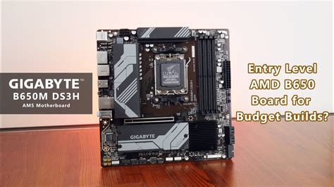 Entry-level AM5 Motherboard - Gigabyte B650M DS3H Unboxing & Overview ...