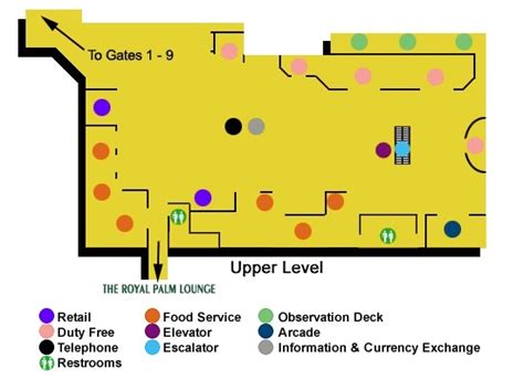 Orlando Sanford Airport (SFB) Terminal Maps, Shops, Restaurants, Food ...