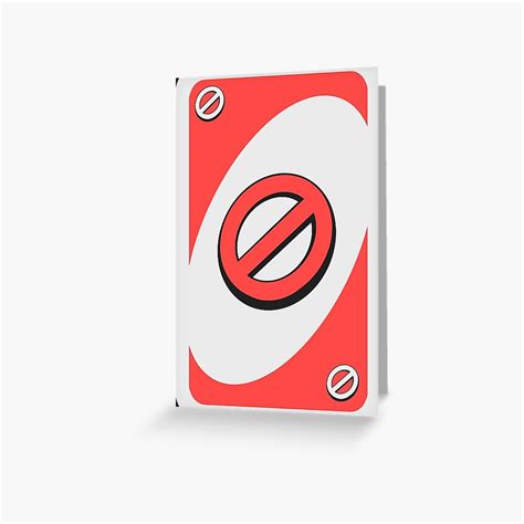 "Red Skip Uno Card" Greeting Card for Sale by Goath | Redbubble