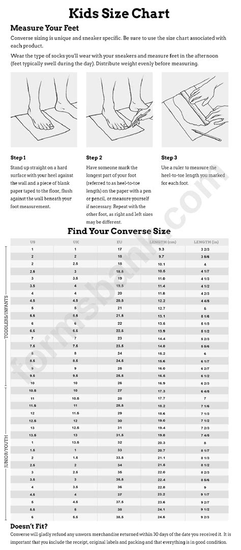 Entfernt Politik Stadtzentrum converse kids size chart akzeptieren Getriebe Bleistift