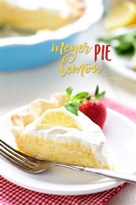 Easy Meyer Lemon Pie {+VIDEO} - TidyMom®