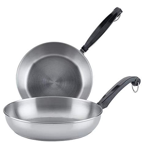 Farberware Classic Stainless Steel Frying Pan Set / Fry Pan Set ...