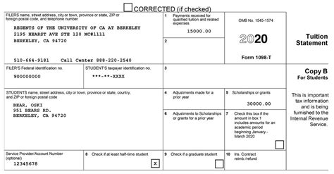 Understanding your IRS Form 1098-T | Student Billing