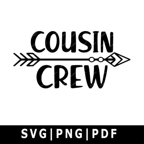 Cousin Crew SVG, PNG, PDF, Cousin Crew Cut File, Family svg, Cousin ...