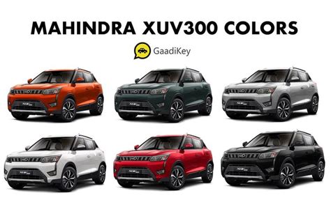 All Mahindra XUV300 Colors