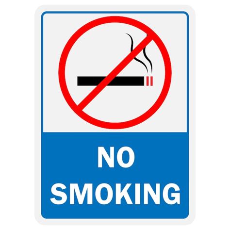 Premium Vector | No smoking sign