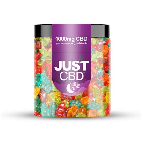 CBD Gummies For Sleep - CBD + Melatonin Gummies - JustCBD