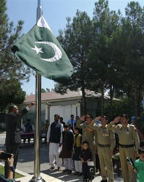 Flag hoisting ceremony and lunch at Pakistan embassy to mark ...