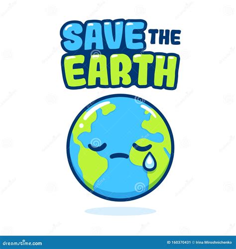 Save the Earth poster stock vector. Illustration of globe - 160370431