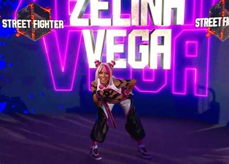 Zelina Vega cosplayed Juri Han at Royal Rumble because she is announced as one of the ...