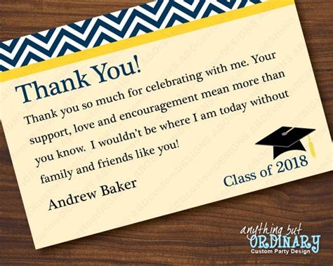 9+ Inspiration Graduation Thank You Examples - Best kids worksheet template