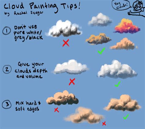 How To Draw Clouds With Paint