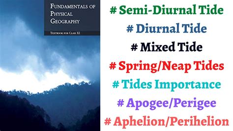 (P4C14) Diurnal/Semi-diurnal tide, Mixed tide, Spring tide, Neap tide, Importance of Tides - YouTube