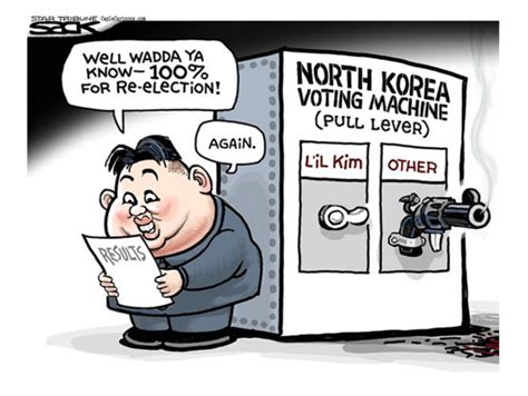 Political cartoon North Korea elections | The Week