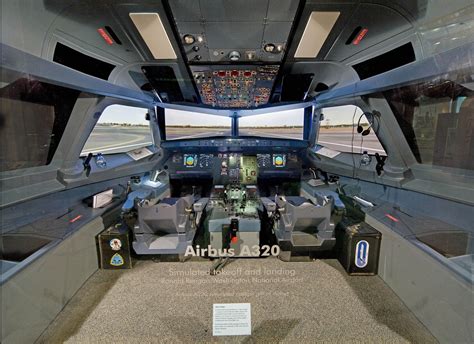 Airbus A320 Simulated Cockpit in America by Air | National Air and Space Museum