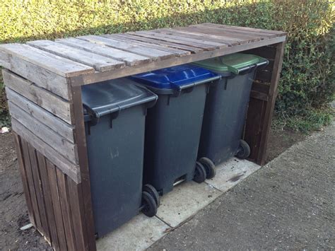 Shed DIY - Here in Canterbury we have three wheelie bins. One for refuse, one for recycling, and ...