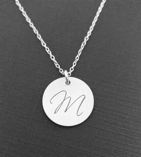 Personalized Initial Necklace - Sterling Silver | Sincerely Silver