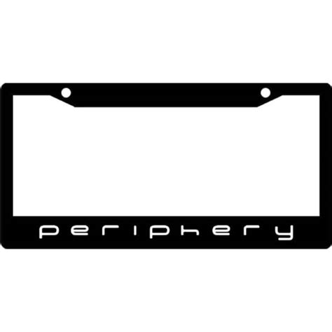 Periphery Band Logo License Plate Frame