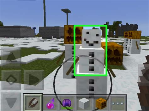 How to Reveal the Face of a Snow Golem in Minecraft: 5 Steps