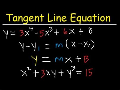 Find The Equation Of A Tangent Line Calculator - Tessshebaylo