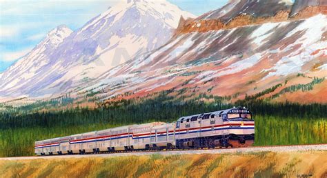 TRAIN E USA AMTRAK 'EMPIRE BUILDER' PASSENGER TRAIN - CALE… | Flickr