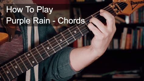 Purple Rain Chords - Prince Guitar Tutorial - YouTube