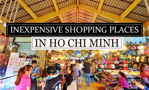 Inexpensive shopping places in Ho Chi Minh City