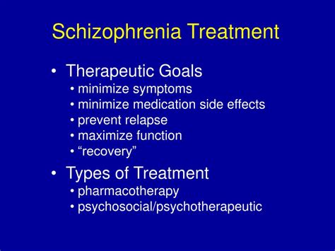 PPT - Treatment of Schizophrenia (and Related Psychotic Disorders) PowerPoint Presentation - ID ...