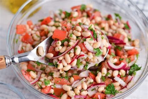 BEST Navy Bean Salad Recipe (Piyaz) Ready in 20 Minutes!