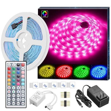 Led strip light w/ remote in 2019 | Rgb led strip lights, Strip lighting, Led light strips