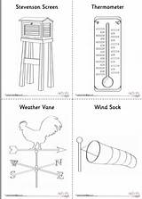Weather Thermometer Coloring Page sketch template