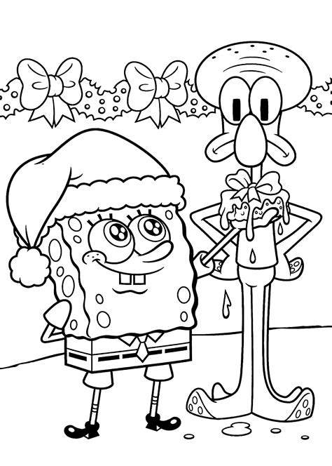 Free Spongebob And Squidward Coloring Pages, Download Free Spongebob ...