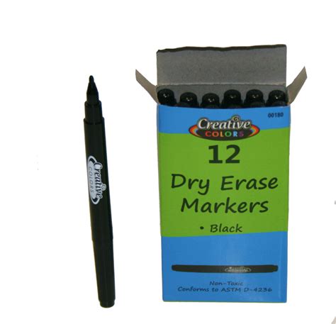 Wholesale Dry Erase Markers - Black (SKU 2273638) DollarDays