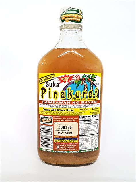 Suka Pinakurat (Spiced Coconut Vinegar) 375ml - Almere Pinoy Store