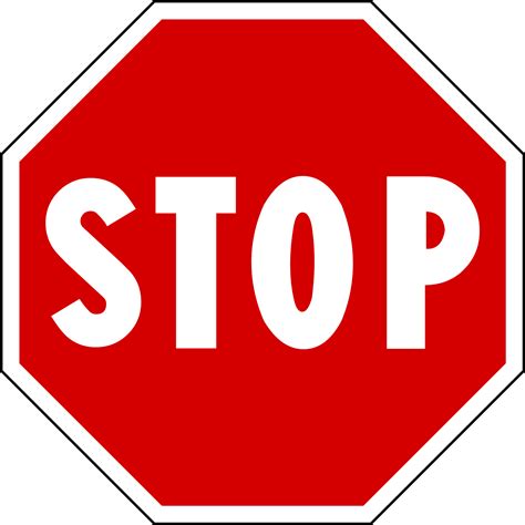 Sign stop PNG