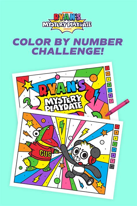 Ryan's Mystery Playdate Coloring Pages - OswaldofvKim