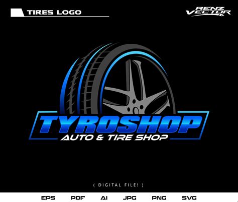 Auto Tire Logo Automobile Automotive Tyre Tire (Instant Download) - Etsy