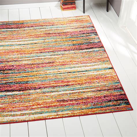 Modern Rug Contemporary Area Rugs Multi Geometric Swirls Lines Abstract ...