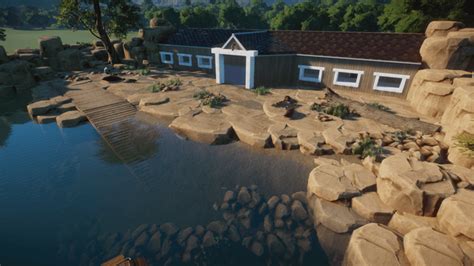 My Grey Seal habitat on my most recent franchise, pretty proud of this one : r/PlanetZoo