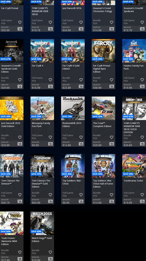 US PSN Store Gets Huge Ubisoft Sale: Rainbow Six Siege, The Division ...