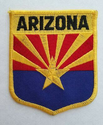 ARIZONA State Flag Patch Travel Souvenir Iron On Excellent Condition | eBay