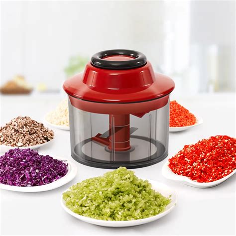 Household Manual Vegetable Garlic Crusher Cutter Food Chopper Food Grade Material Kitchen Tool ...