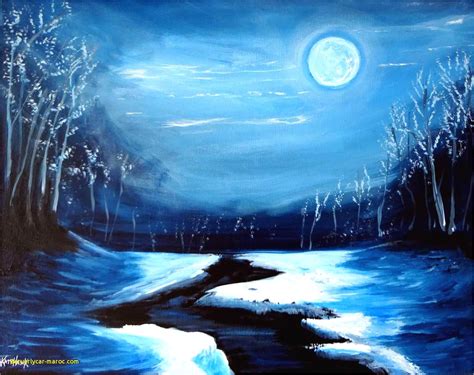 Spring Acrylic Painting Ideas Beautiful ... | Monochromatic artwork ...