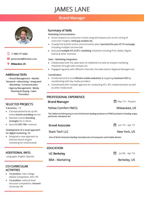 The Best Resume Format