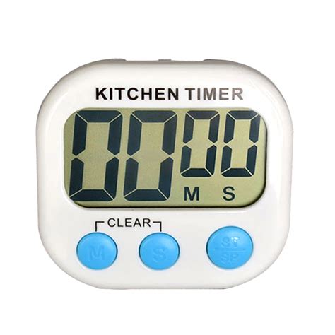 LCD Digital Kitchen Timer Magnetic Count Down Up Clock Loud Alarm Home Kitchen Cooking Timer ...