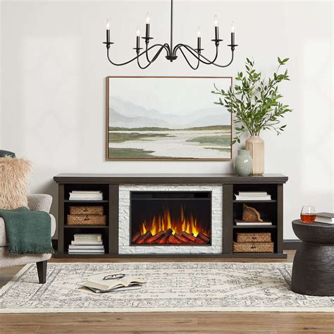 Kenai Slim Electric Fireplace TV Stand - Real Flame®